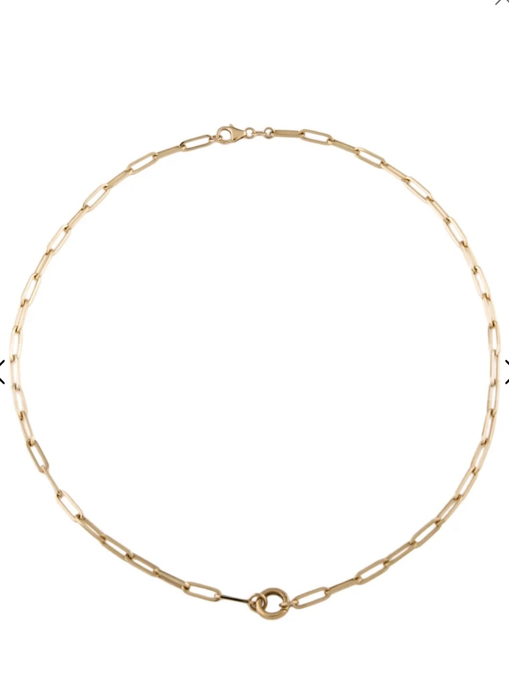 FOUNDRAE 18K MEDIUM CLIP OPEN CHAIN